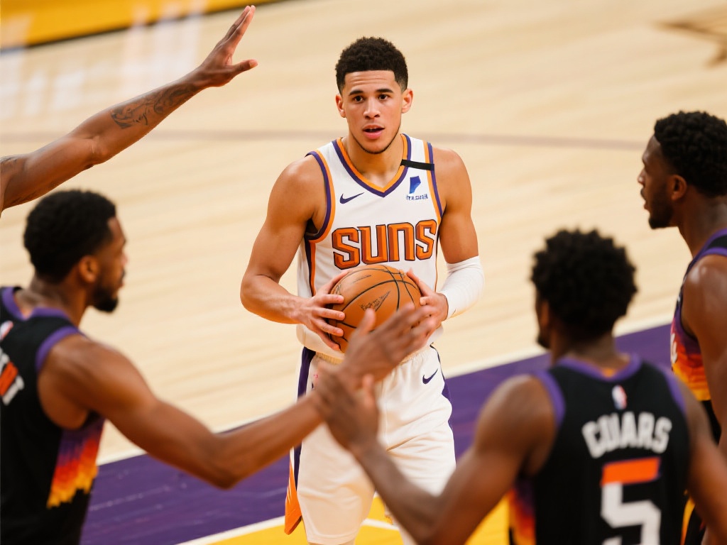 团队影响力：谁是更强队魂？
布克展现出